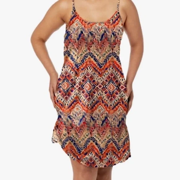 Bohemian Summer Dress with Pockets - Picture 3 of 3